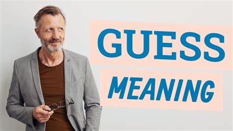 definition of guessing